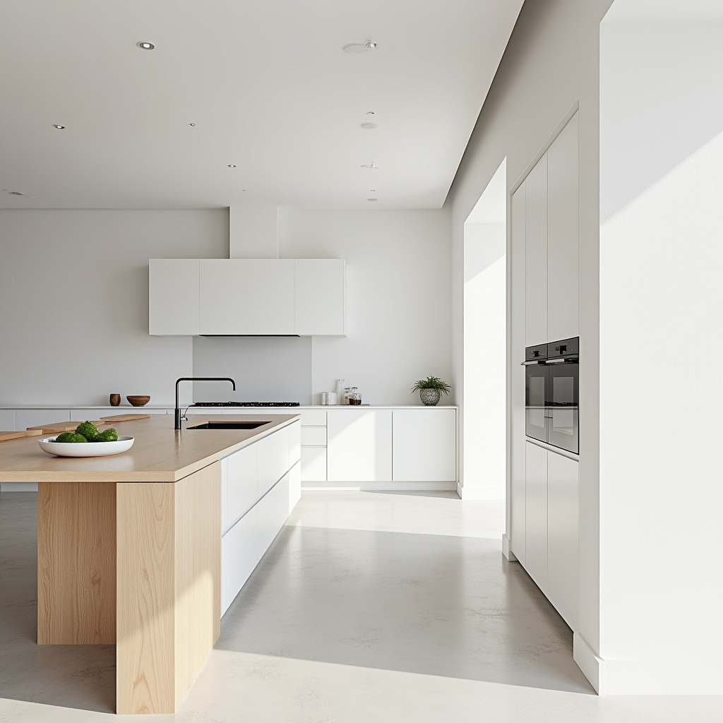 white oak and white kitchen 9