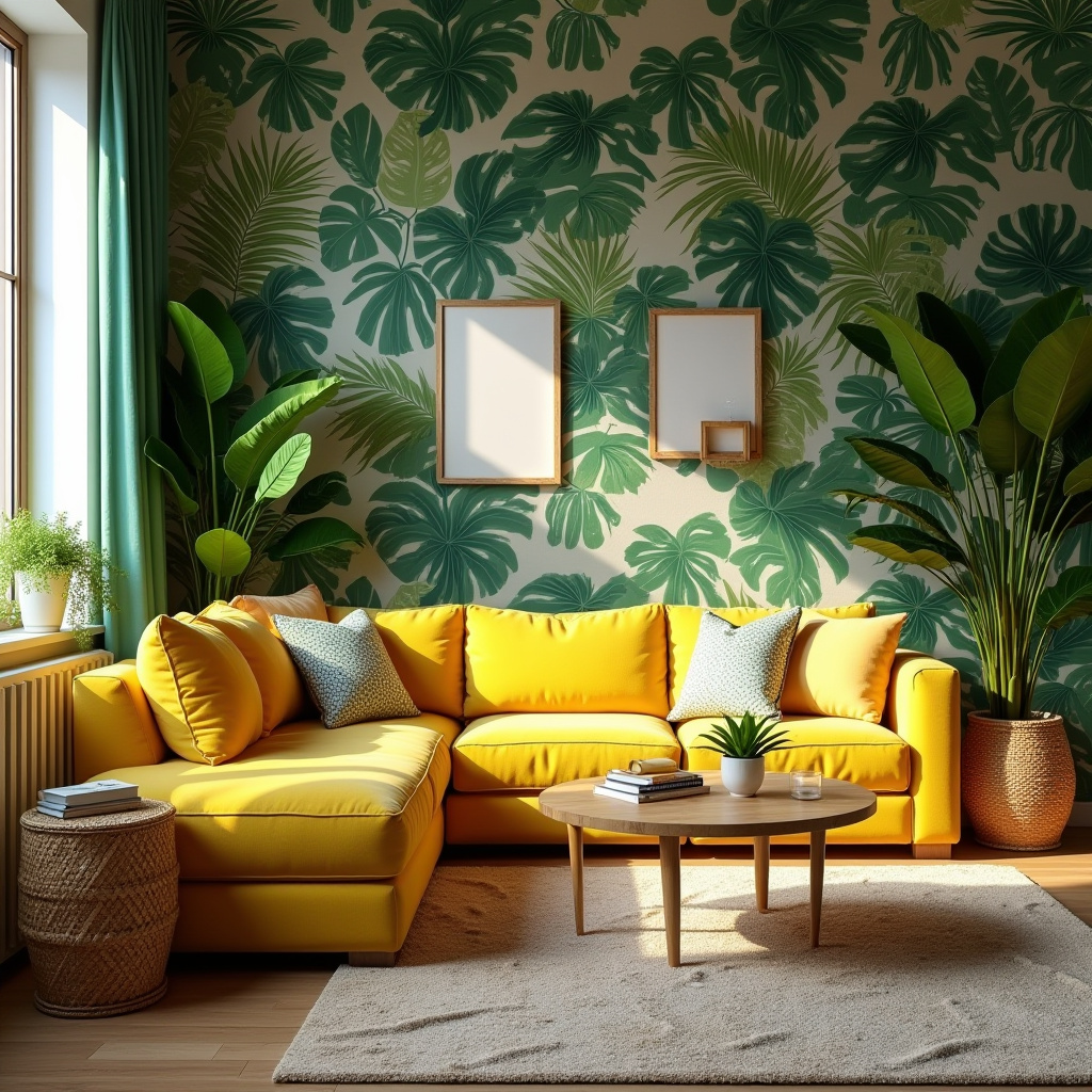 yellow couch living room ideas 10
