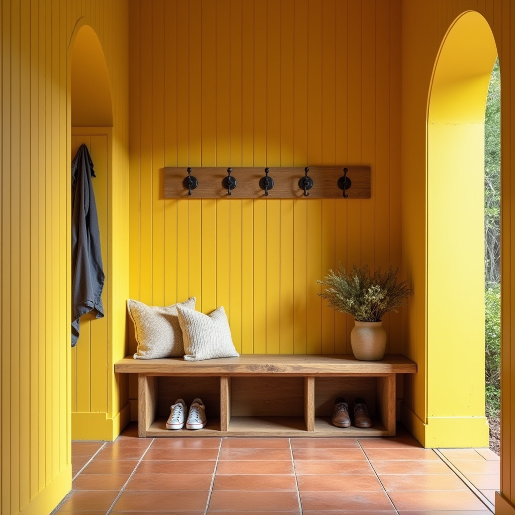 yellow hallway 8