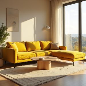 yellow living room 1