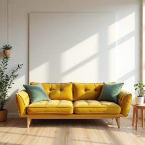 yellow sofa living room ideas 1
