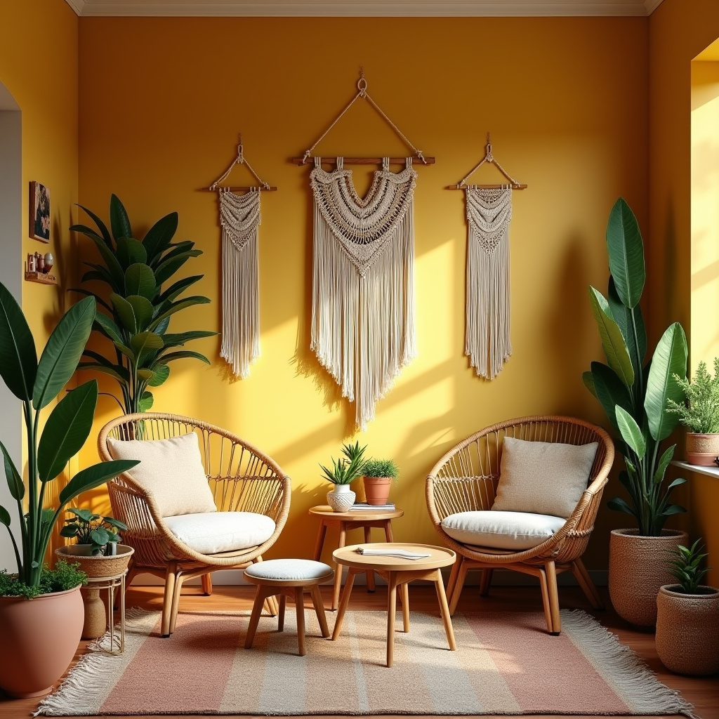 yellow walls living room 2